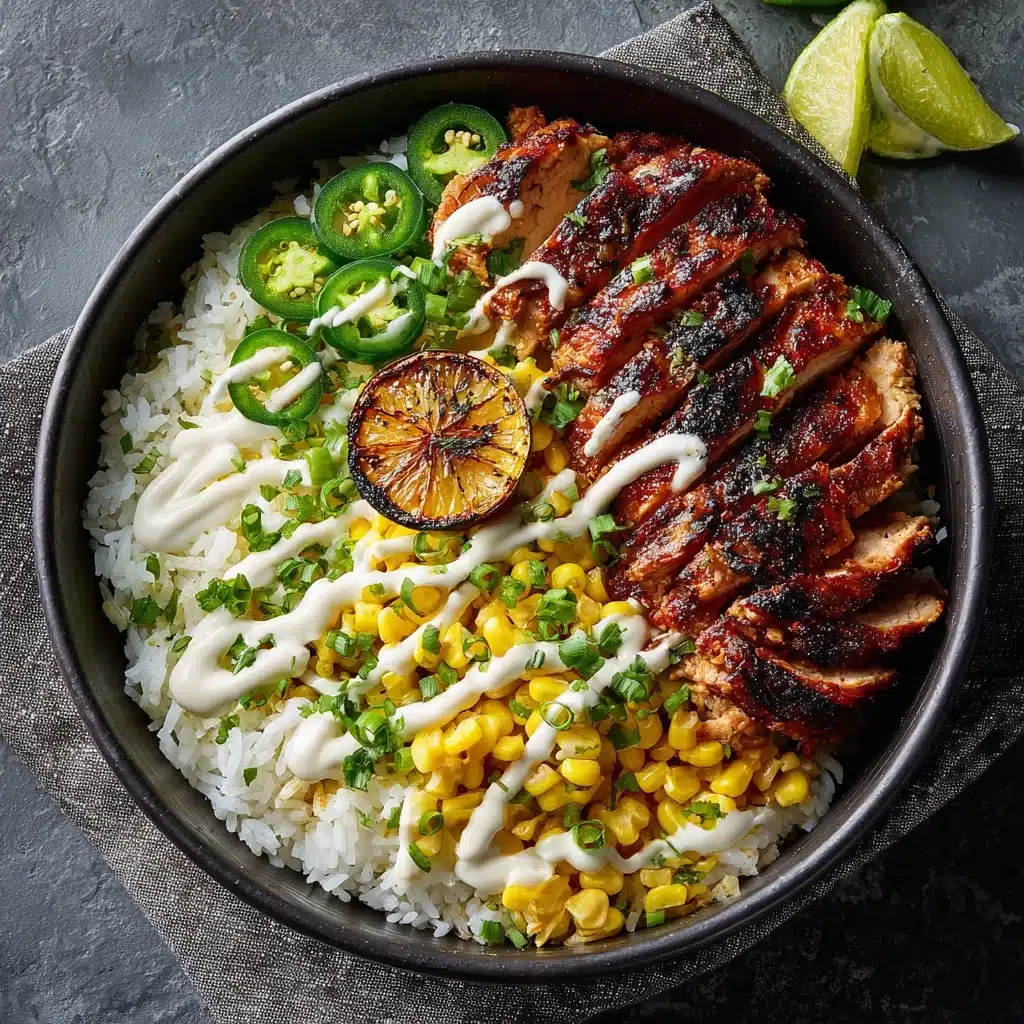 Street Corn Chicken Rice Bowl Recipe