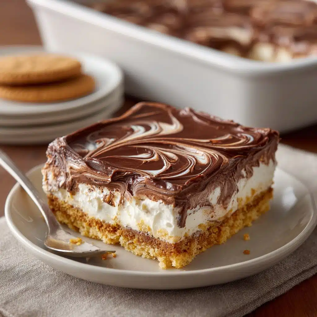 Eclair Cake with Chocolate Ganache Recipe - Recipe Image