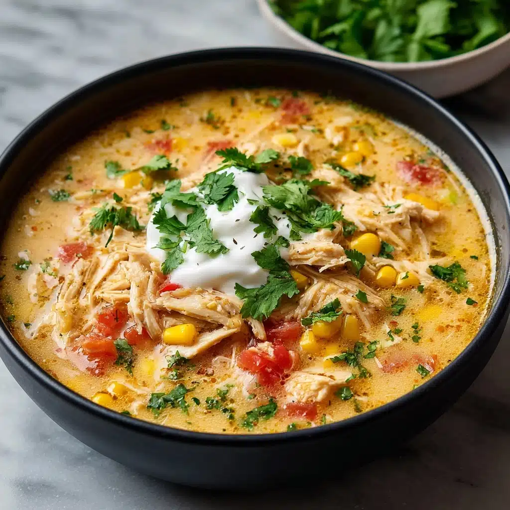 Slow Cooker Mexican Chicken Corn Chowder Recipe - Recipe Image
