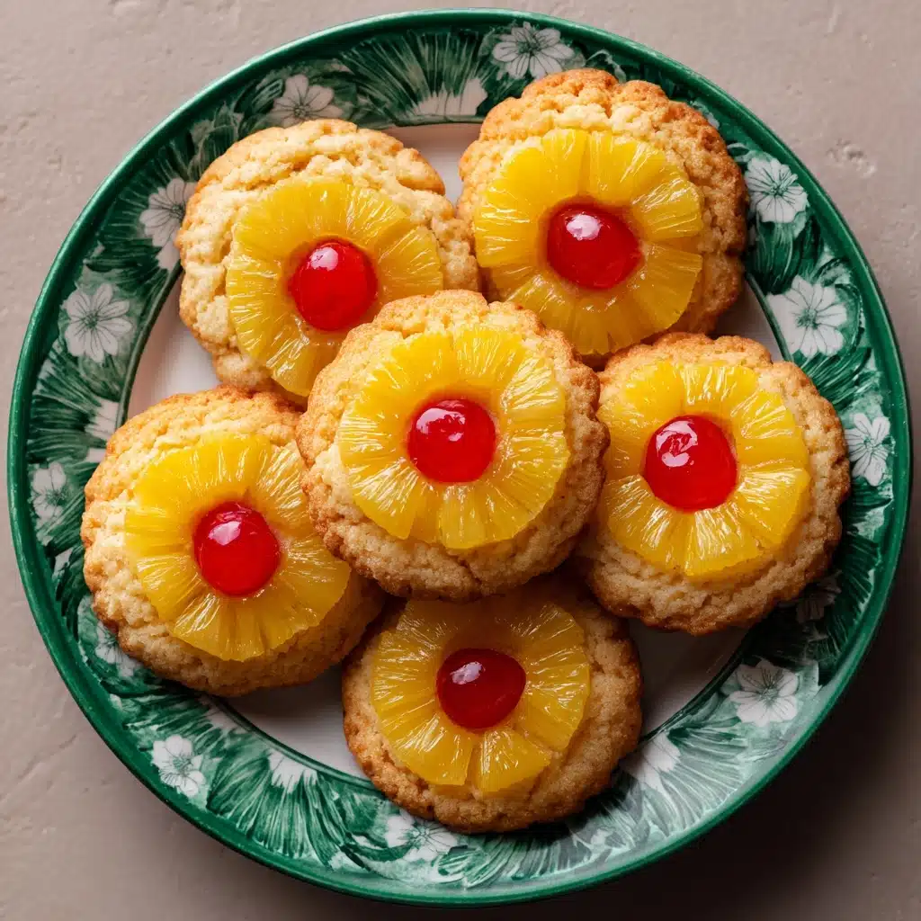 Christmas Pineapple Upside-Down Sugar Cookies Recipe