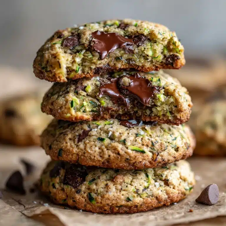 Zucchini Oat Chocolate Chip Cookies Recipe