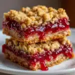Strawberry Oatmeal Jam Bars Recipe