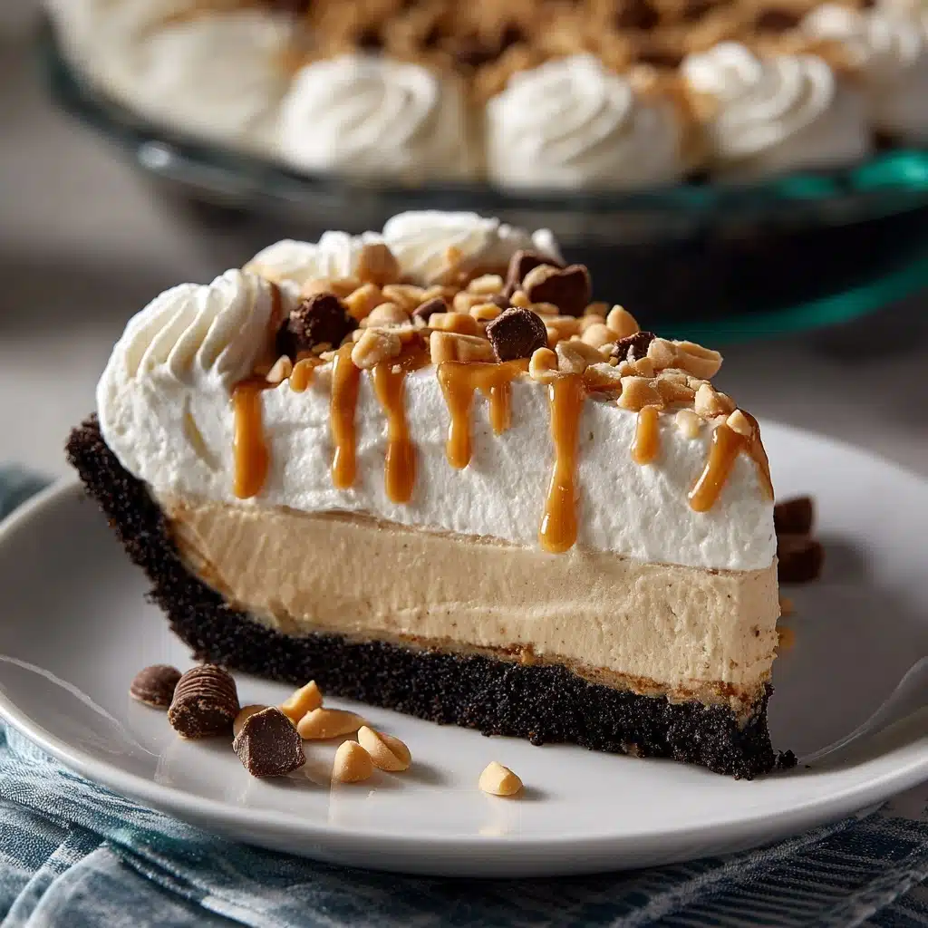 No Bake Cream Cheese Peanut Butter Pie Recipe - Recipe Image