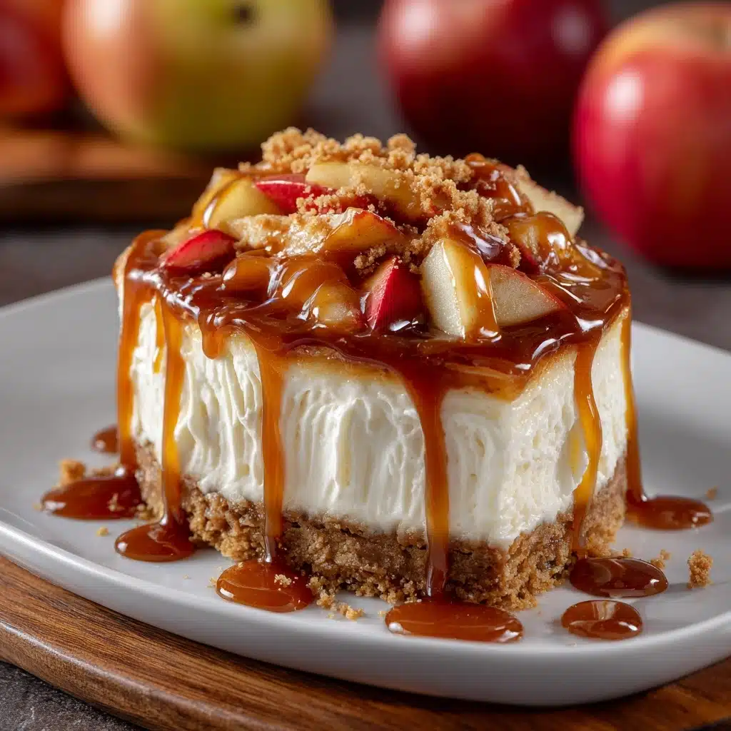No-Bake Apple Pie Cheesecake Recipe - Recipe Image