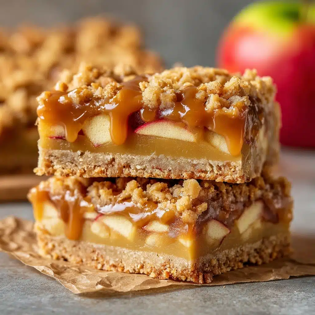 Maple Glazed Apple Blondies Recipe - Recipe Image