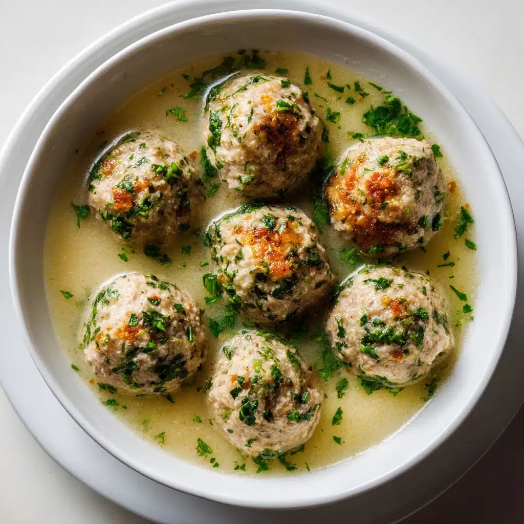Mini Turkey Meatball Italian Wedding Soup Recipe