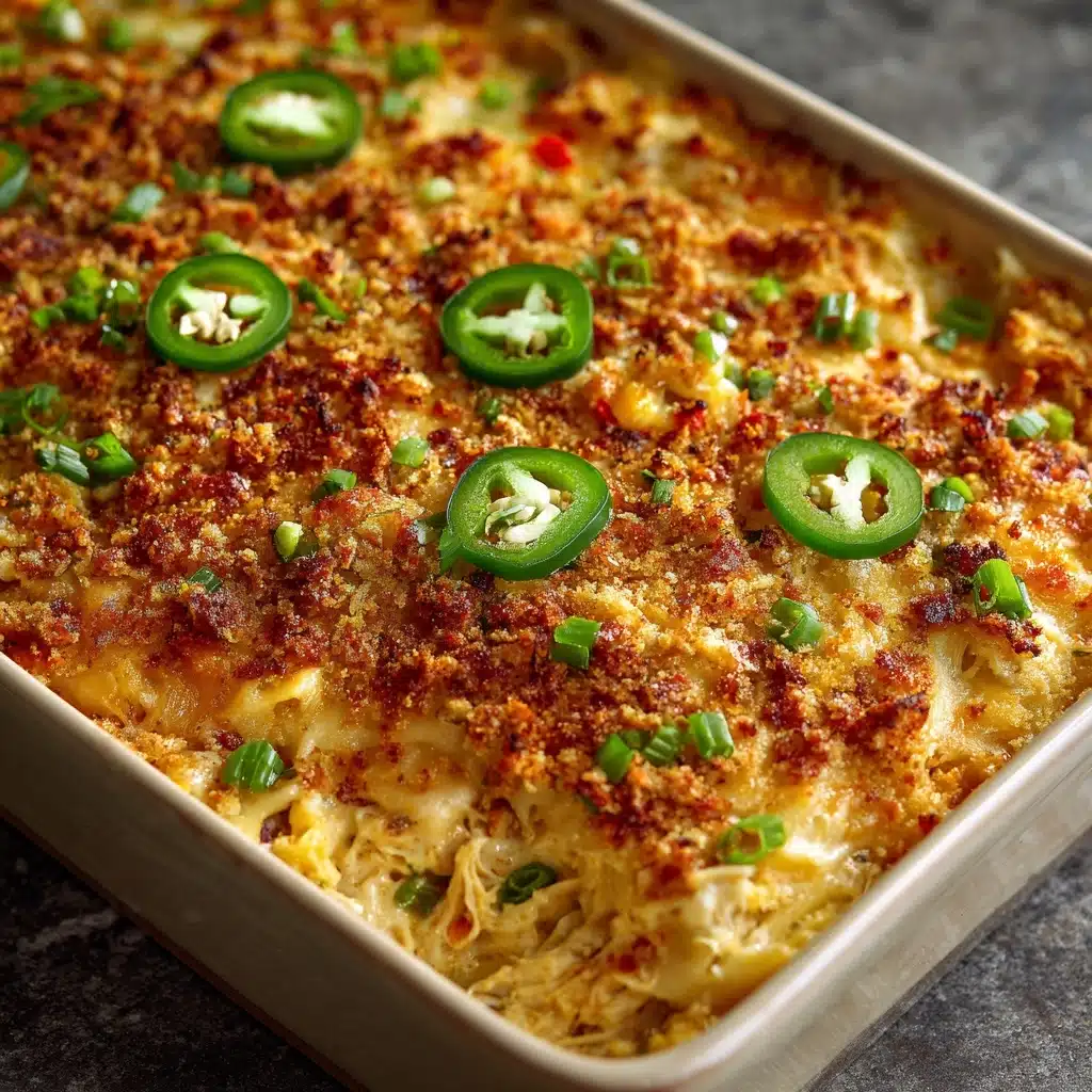 Jalapeño Buffalo Chicken Casserole Recipe - Recipe Image