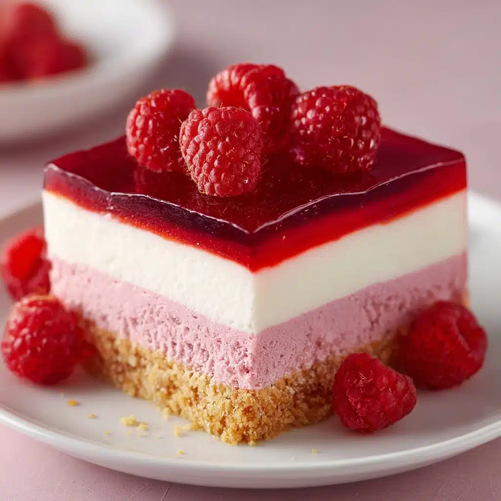 No Bake Raspberry Cheesecake Recipe - Recipe Image