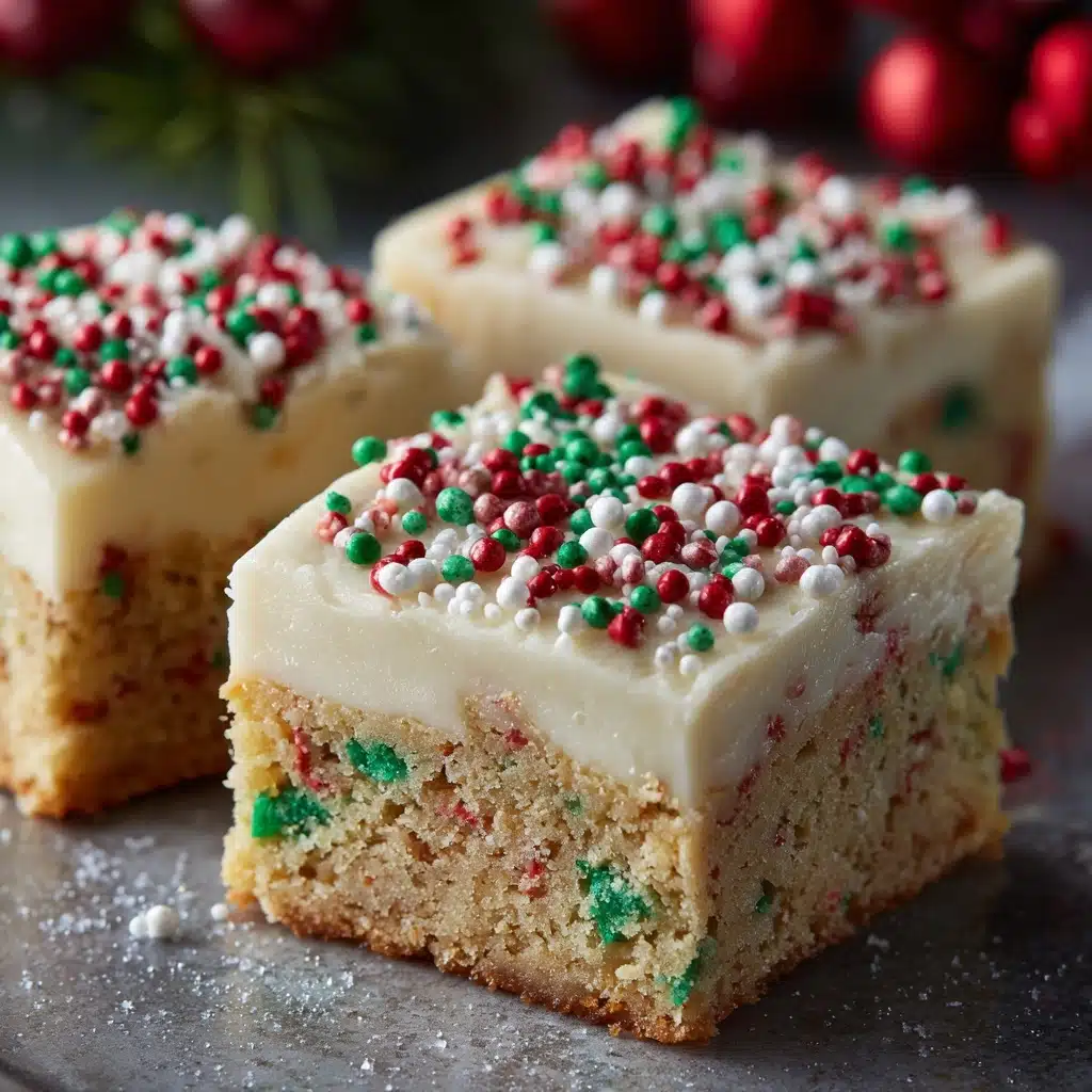 Christmas Sugar Cookie Bars Recipe