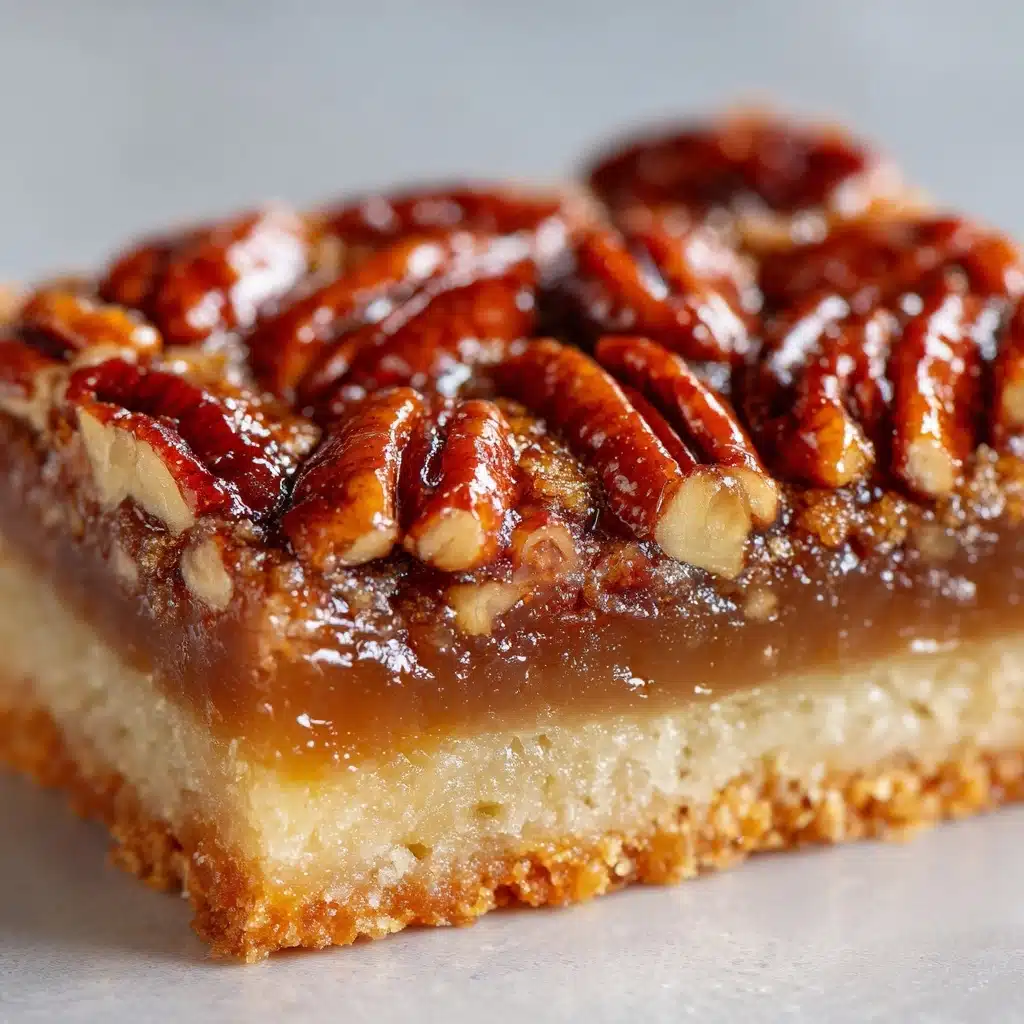 Lazy Girl Pecan Pie Bars Recipe - Recipe Image