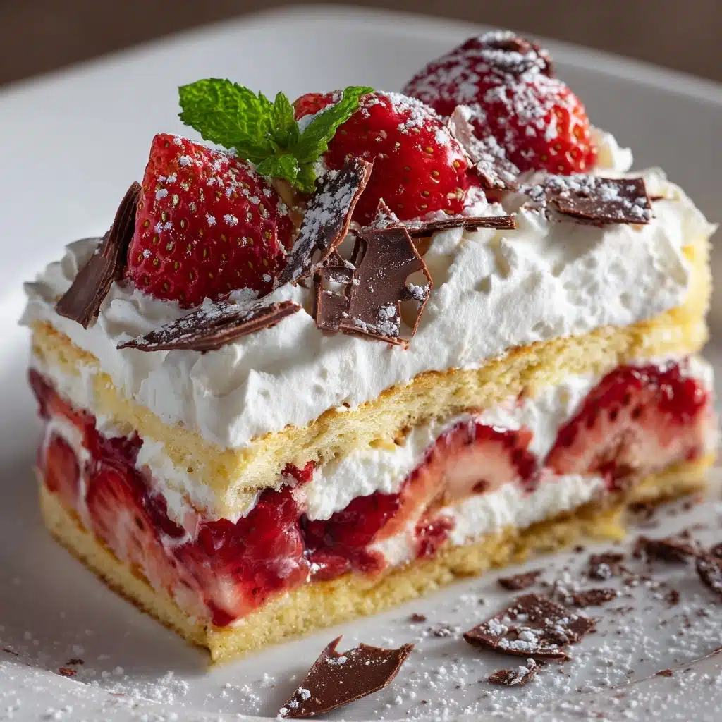 White Chocolate-Strawberry Tiramisu Recipe - Recipe Image