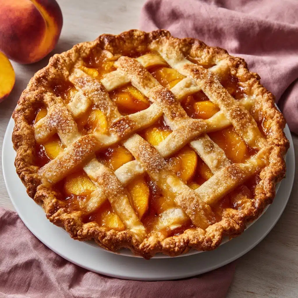 Better Than Grandma’s Peach Pie Recipe - Recipe Image