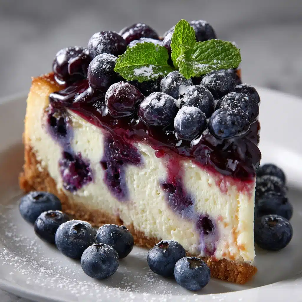 White Chocolate Blueberry Cheesecake Recipe
