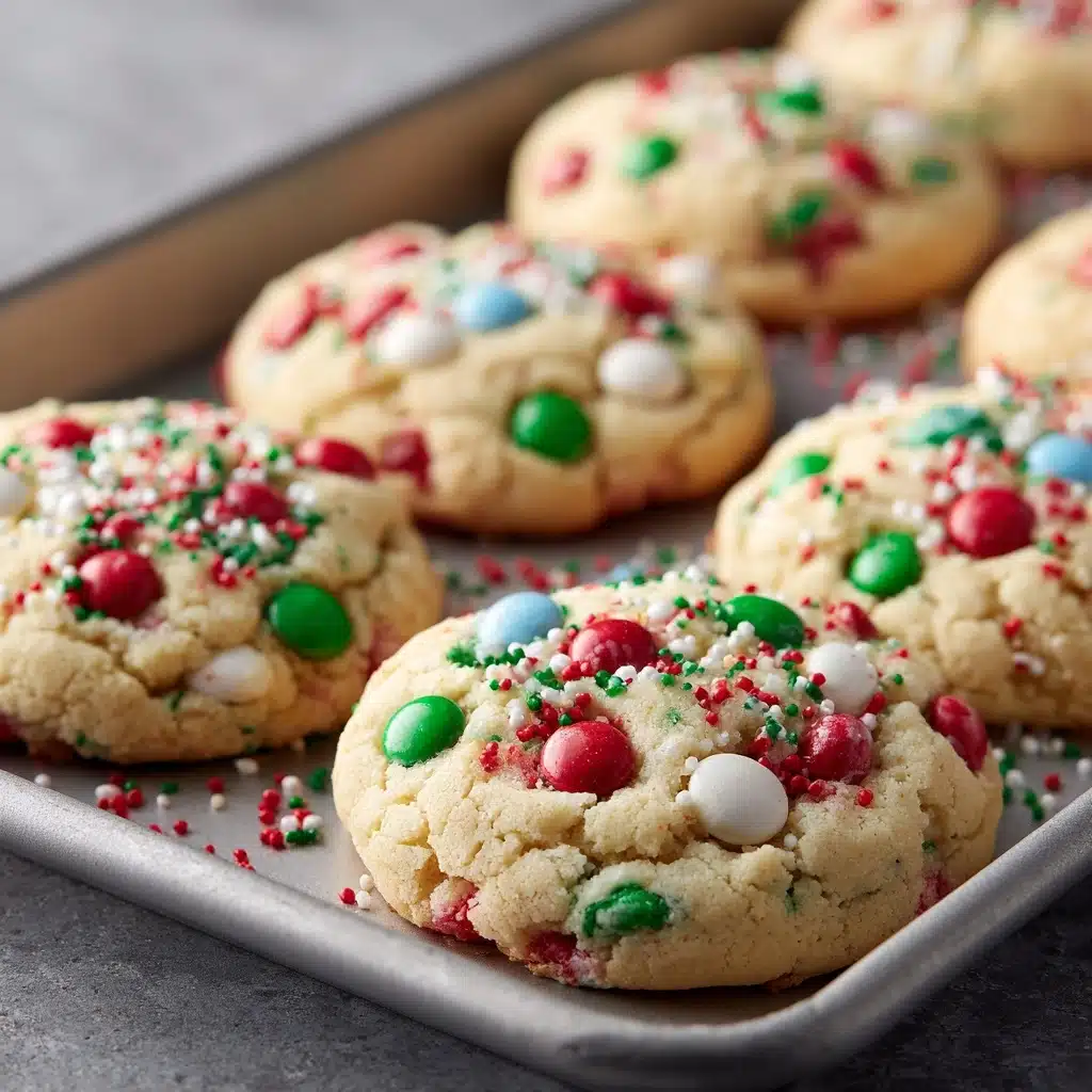 Cake Mix Christmas Cookies Recipe - Recipe Image