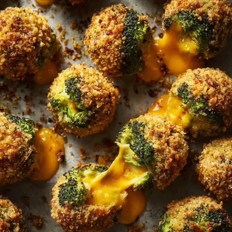 Baked Broccoli Cheese Balls Recipe