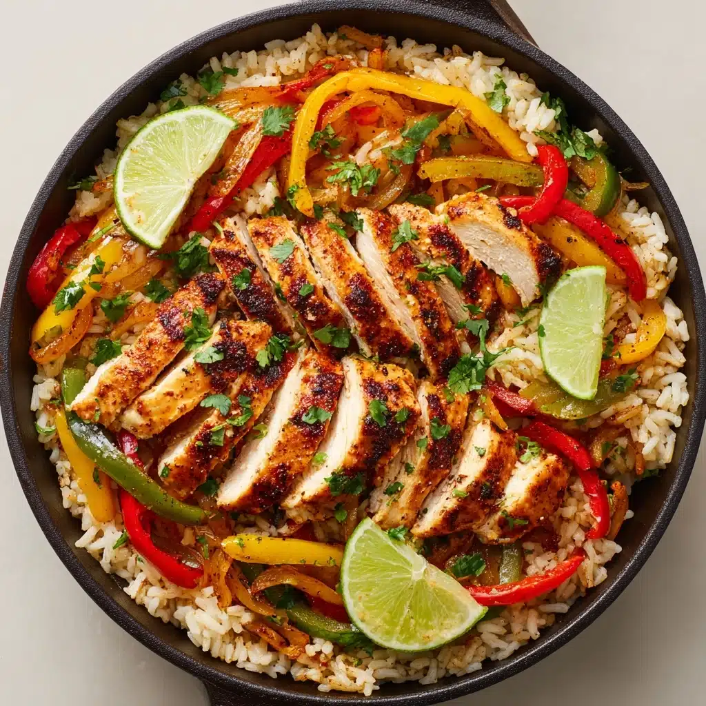 Chicken Fajita Rice Bowl Recipe - Recipe Image