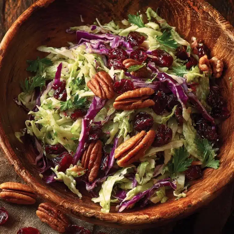 Cranberry Pecan Slaw Recipe