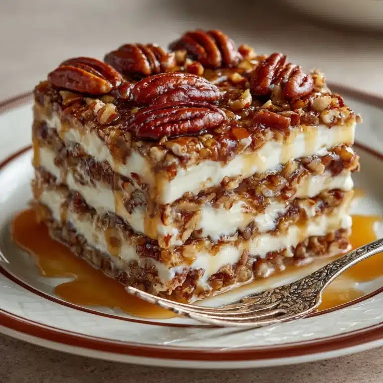 Decadent Pecan Pie Lasagna Recipe