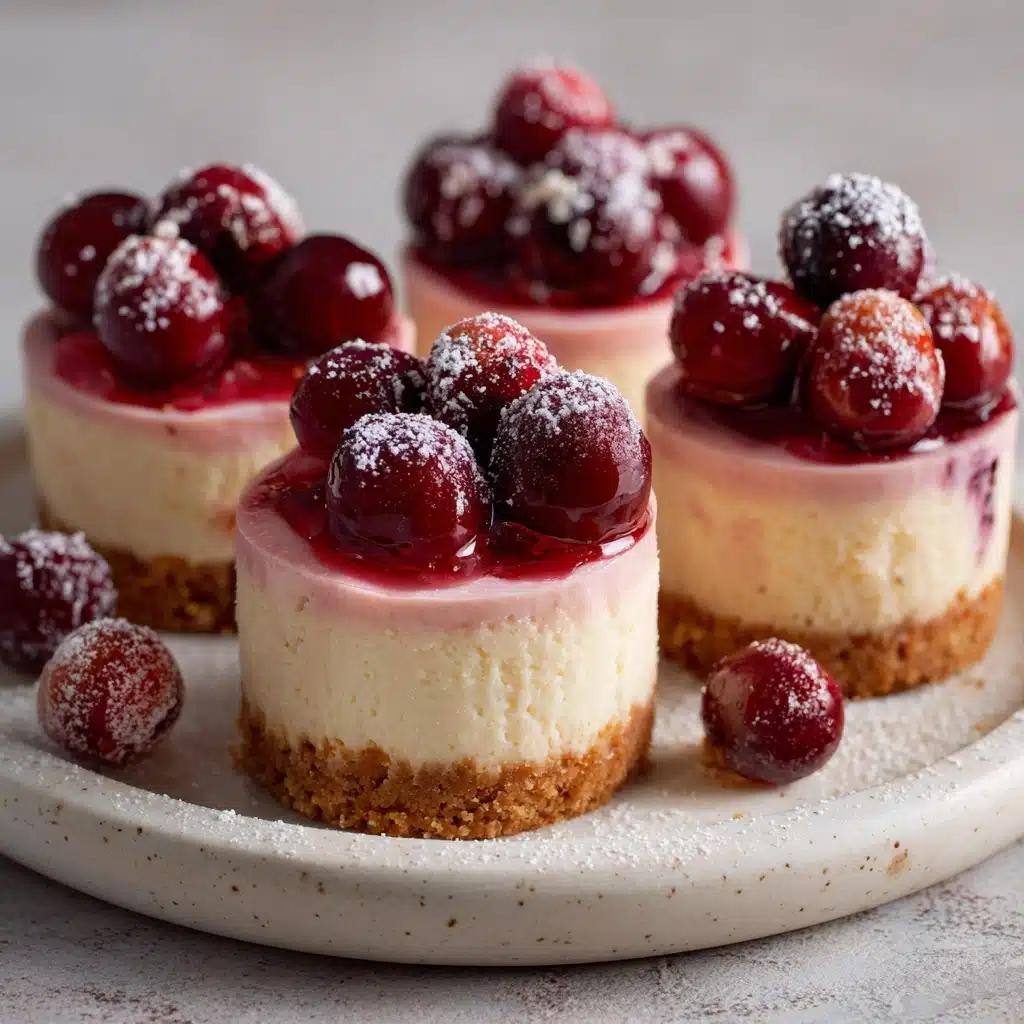 Mini Cranberry Cheesecakes Recipe - Recipe Image