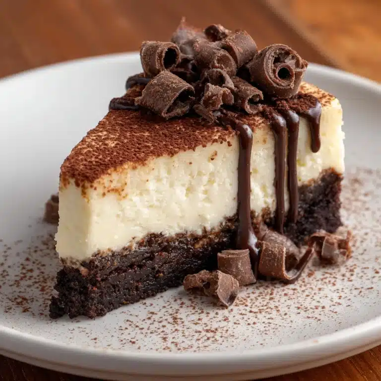 Brownie Bottom Cheesecake Recipe