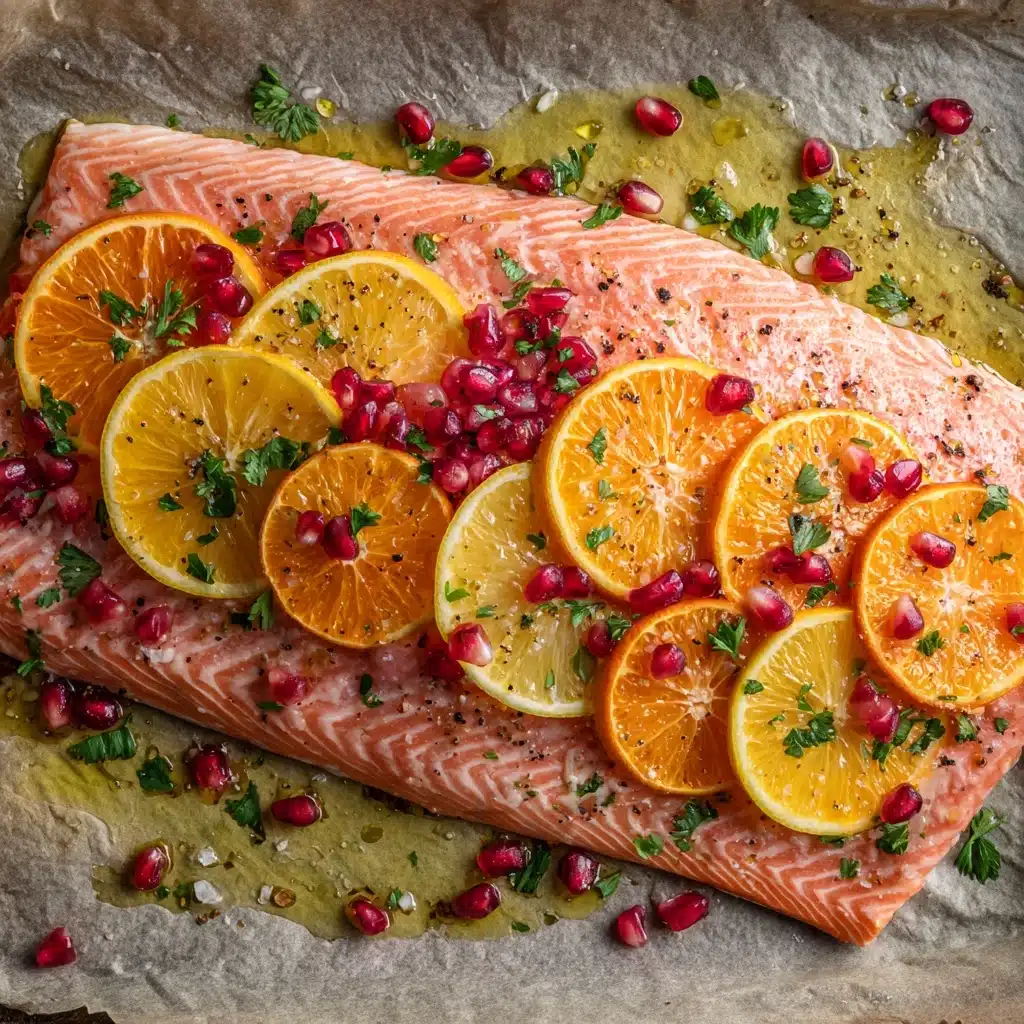 Christmas Baked Salmon Recipe