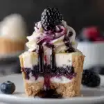 White Chocolate Blueberry Cheesecake Cupcakes Recipe