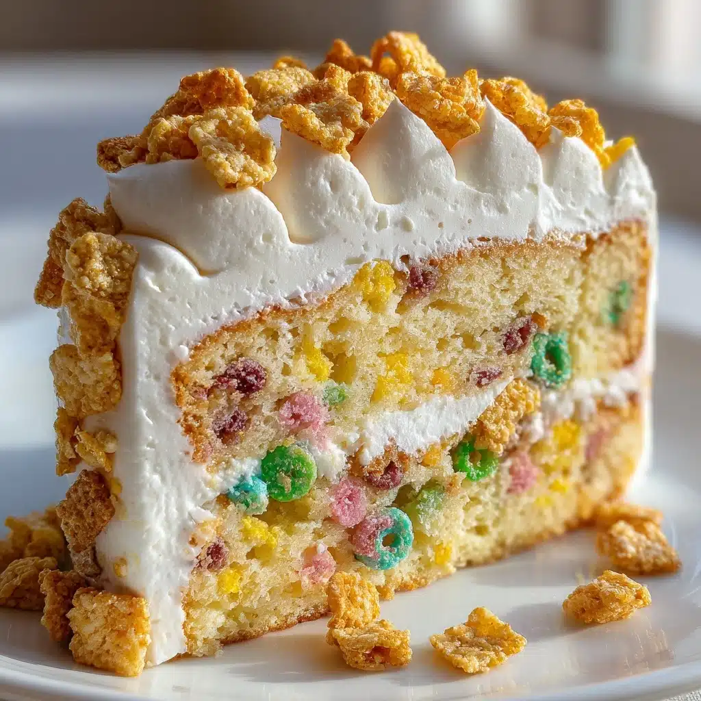 Cereal Milk Poke Cake Recipe