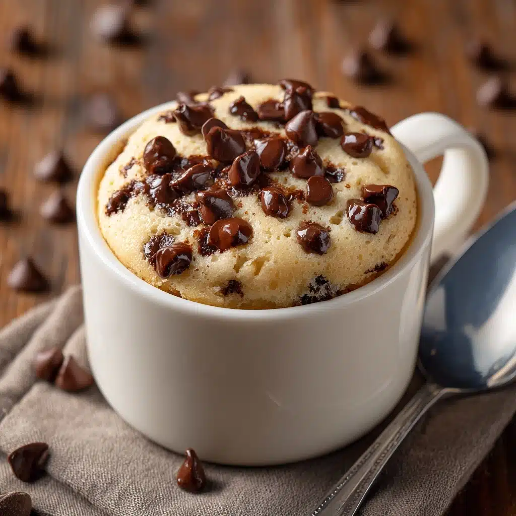 Chocolate Chip Mug Cake Recipe - Recipe Image