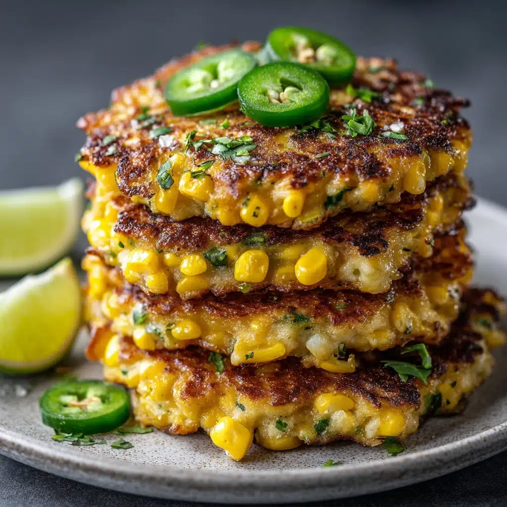 Mexican Corn Cakes with Jalapeño & Lime Recipe
