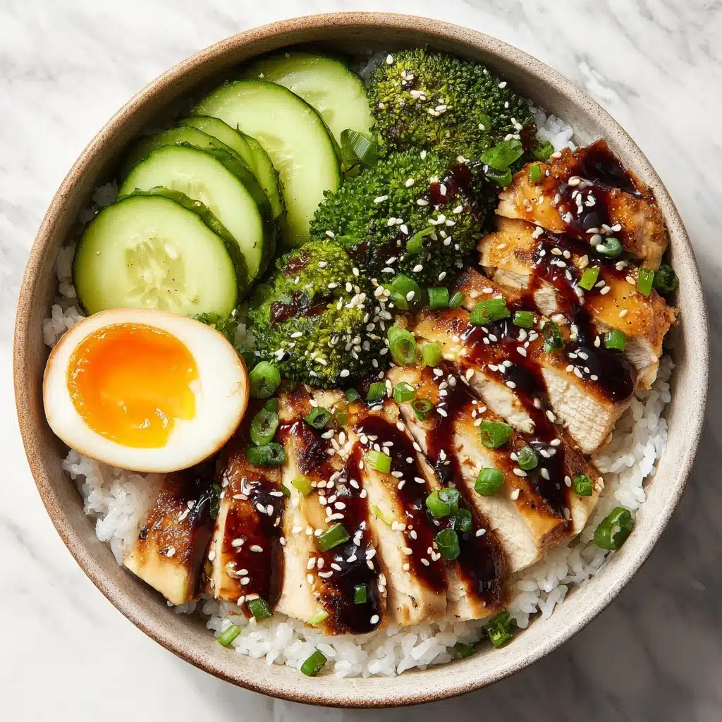 Sticky Chicken Rice Bowls Recipe - Recipe Image