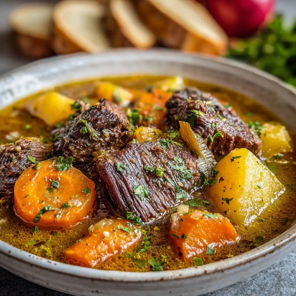 Apple Carrot Beef Rib Soup Recipe
