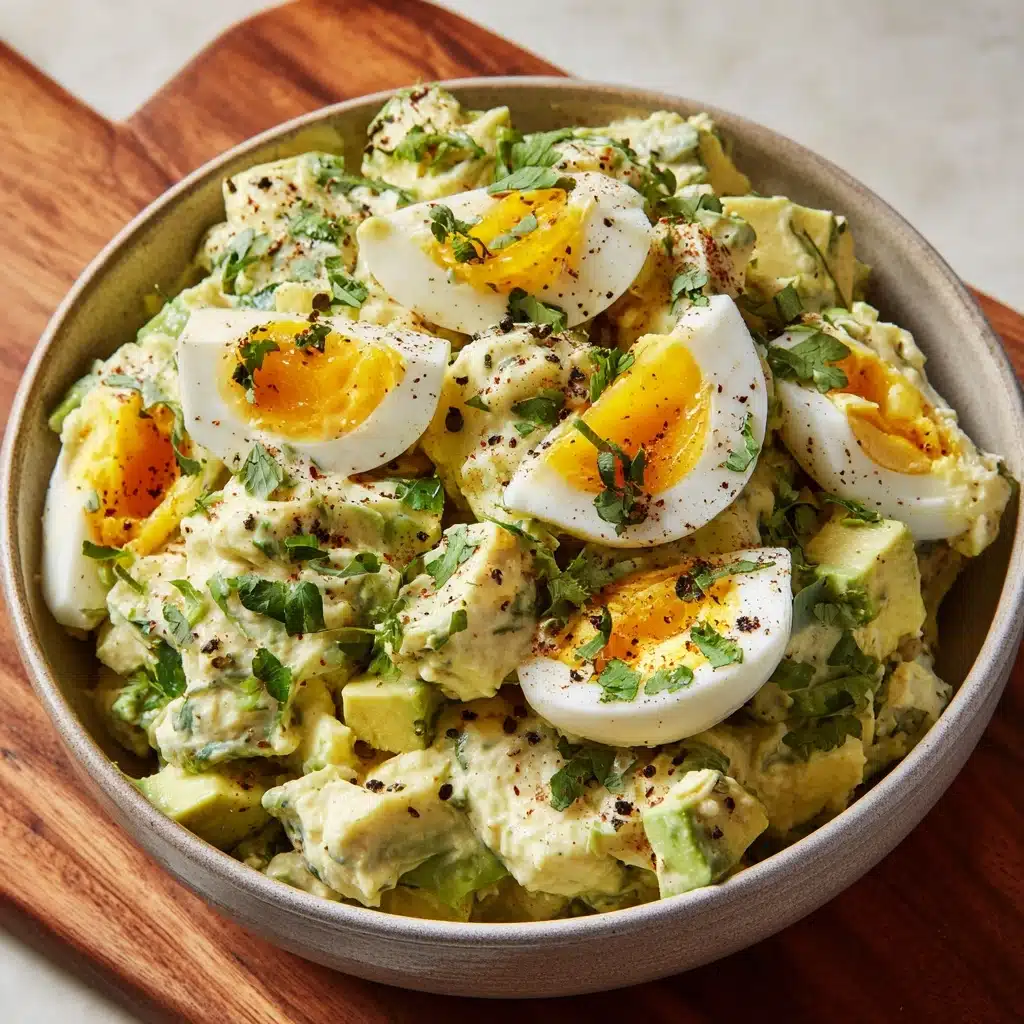 Keto Avocado Egg Salad Recipe - Recipe Image