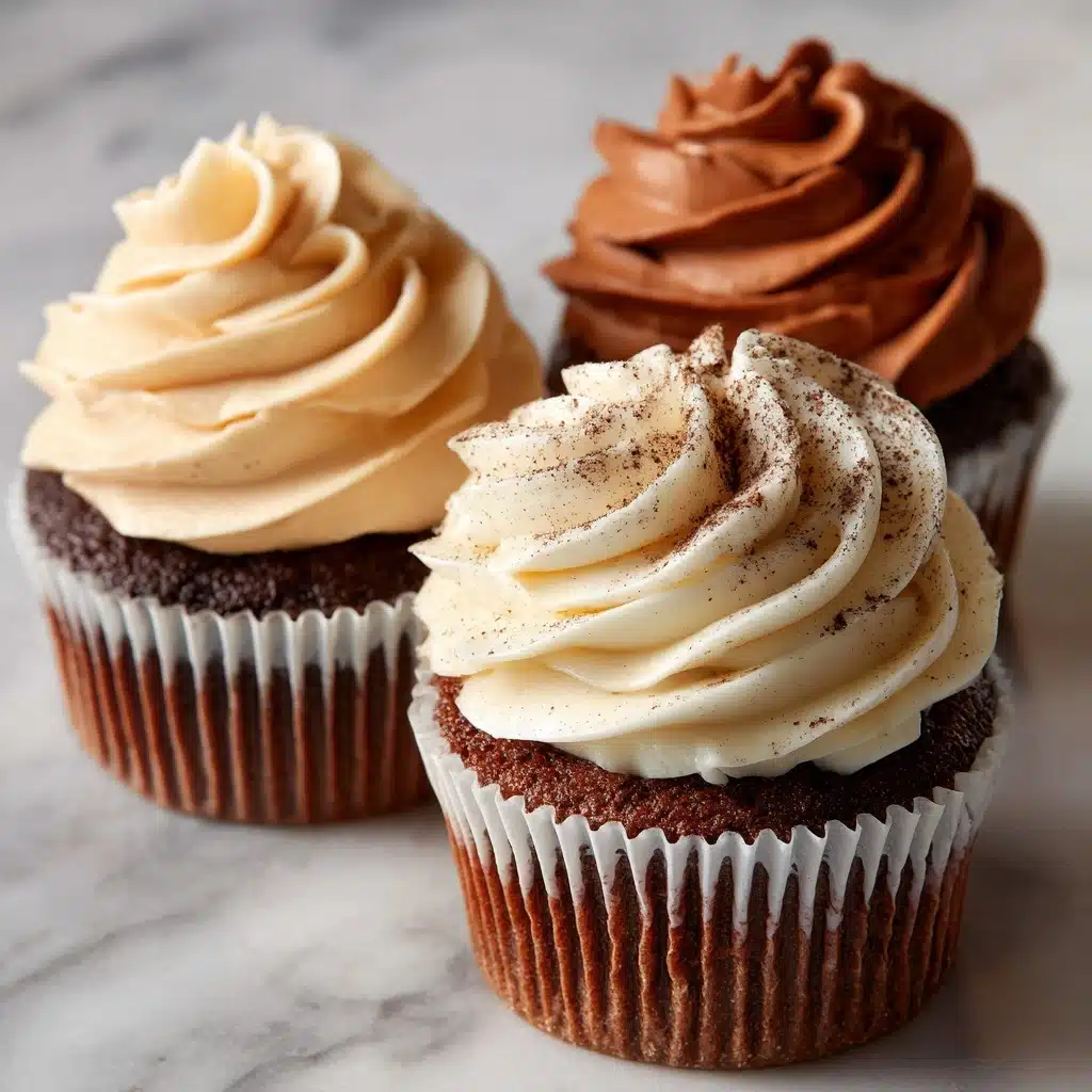Buttercream Icing for Cupcakes (Vanilla and Chocolate) Recipe - Recipe Image
