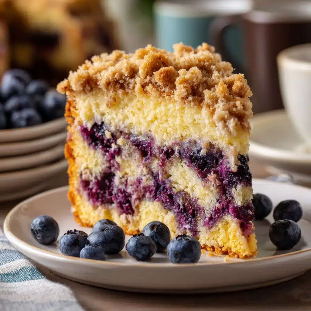 Blueberry Sour Cream Coffee Cake Recipe - Recipe Image
