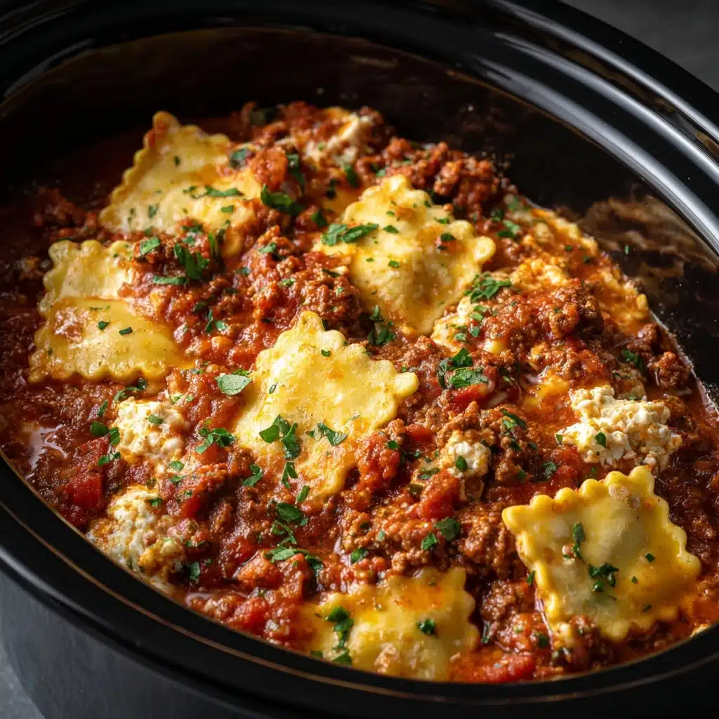 Crockpot Ravioli Lasagna Recipe - Recipe Image
