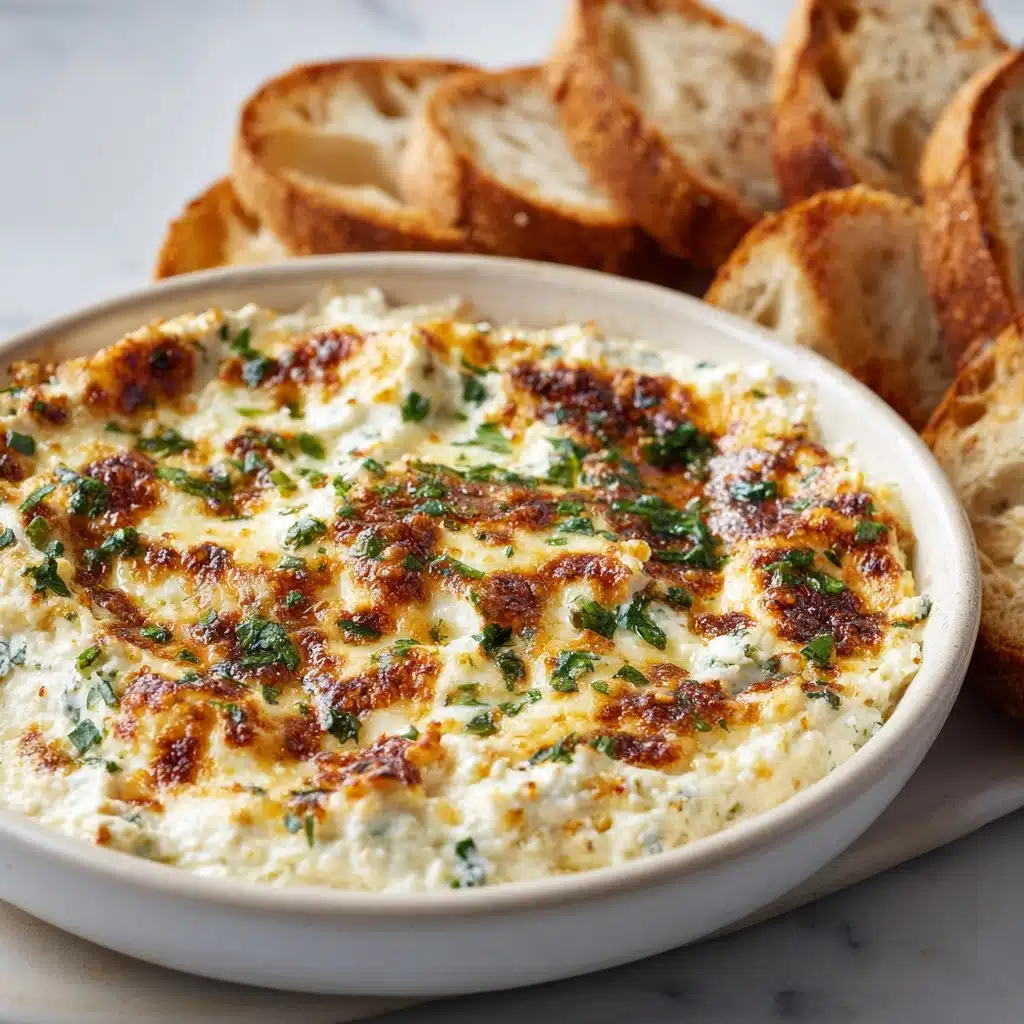 Baked Garlic Bread Dip Recipe - Recipe Image