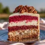 Pecan Red Velvet Cheesecake Recipe