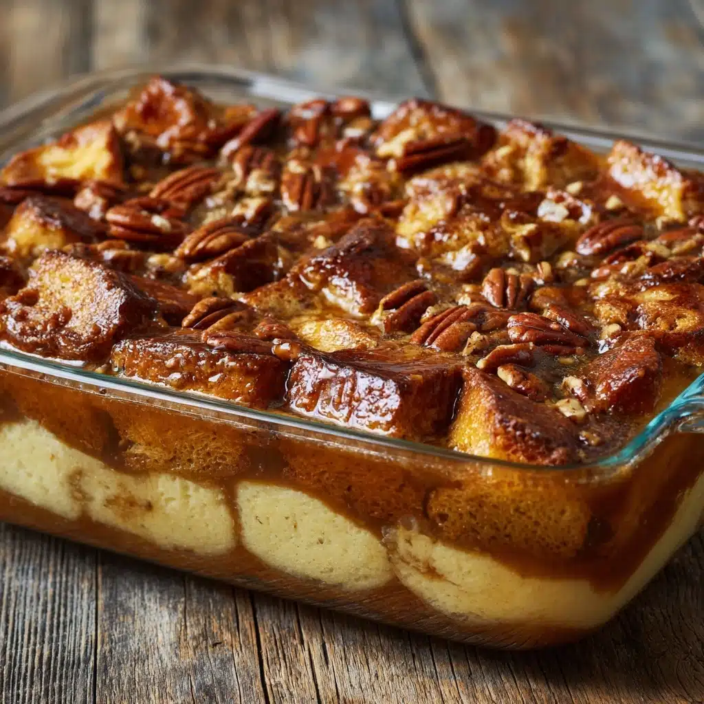 Pecan Pie Bread Pudding Recipe - Recipe Image