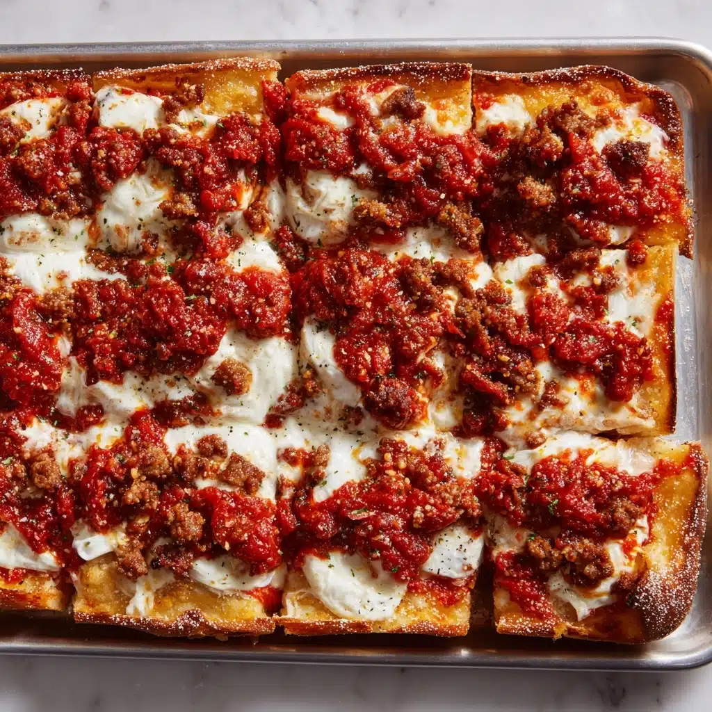 School Cafeteria-Style Pizza Recipe - Recipe Image