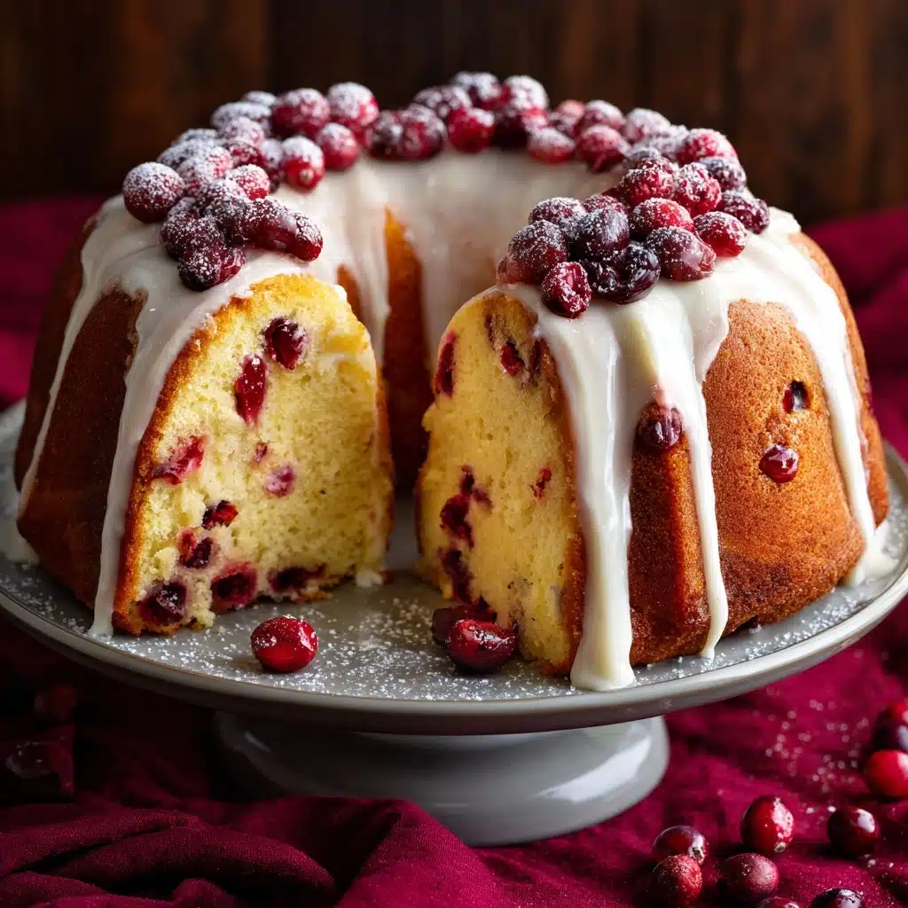 Cranberry Christmas Cake Recipe - Recipe Image