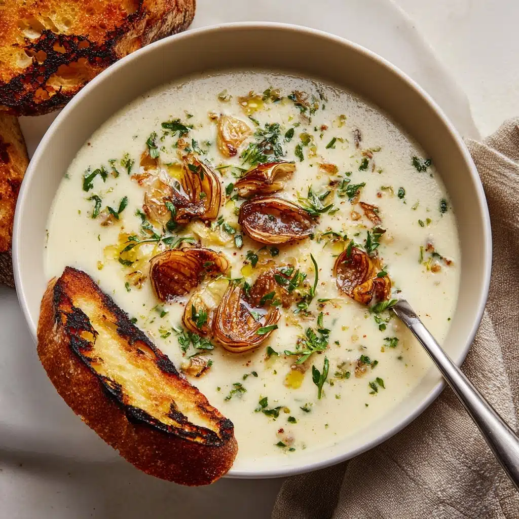 Country French Garlic Soup Recipe - Recipe Image
