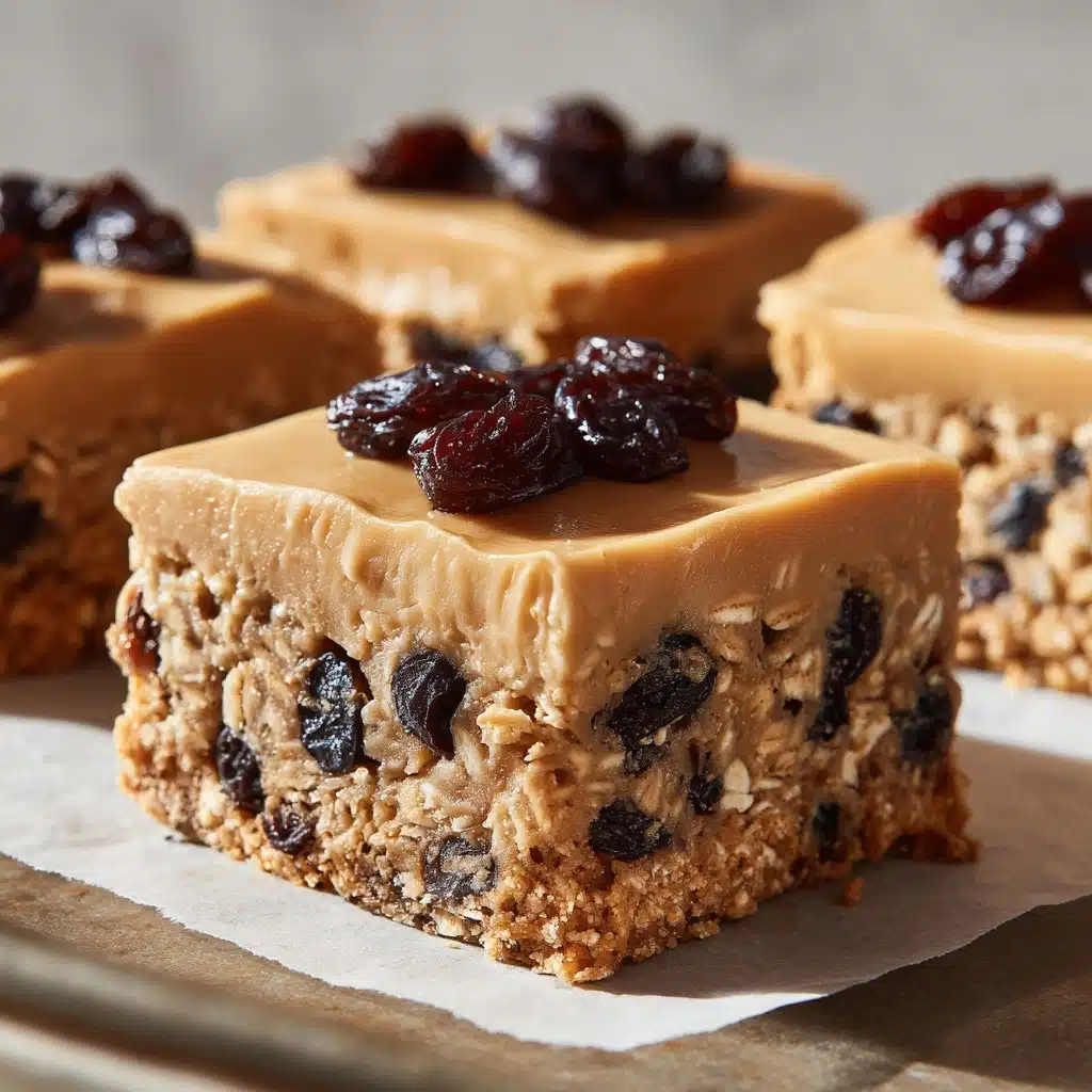Oatmeal Raisin Cookie Bars Recipe - Recipe Image