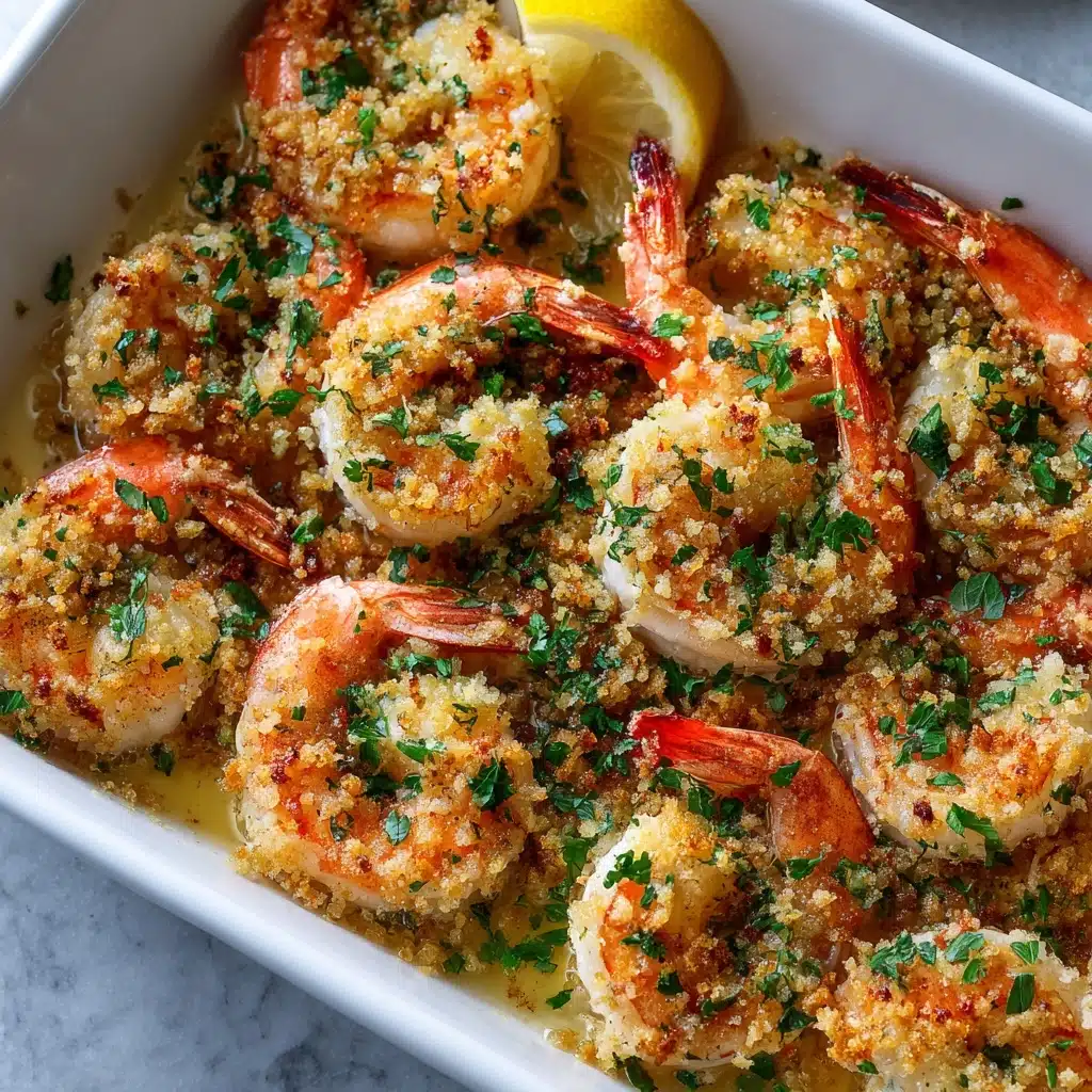 Garlic Parmesan Baked Shrimp Recipe - Recipe Image