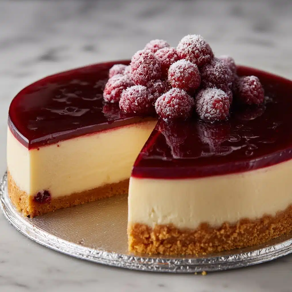 Tall and Creamy New York Cheesecake Recipe