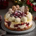 Cranberry Jam White Chocolate Mousse Cheesecake Recipe