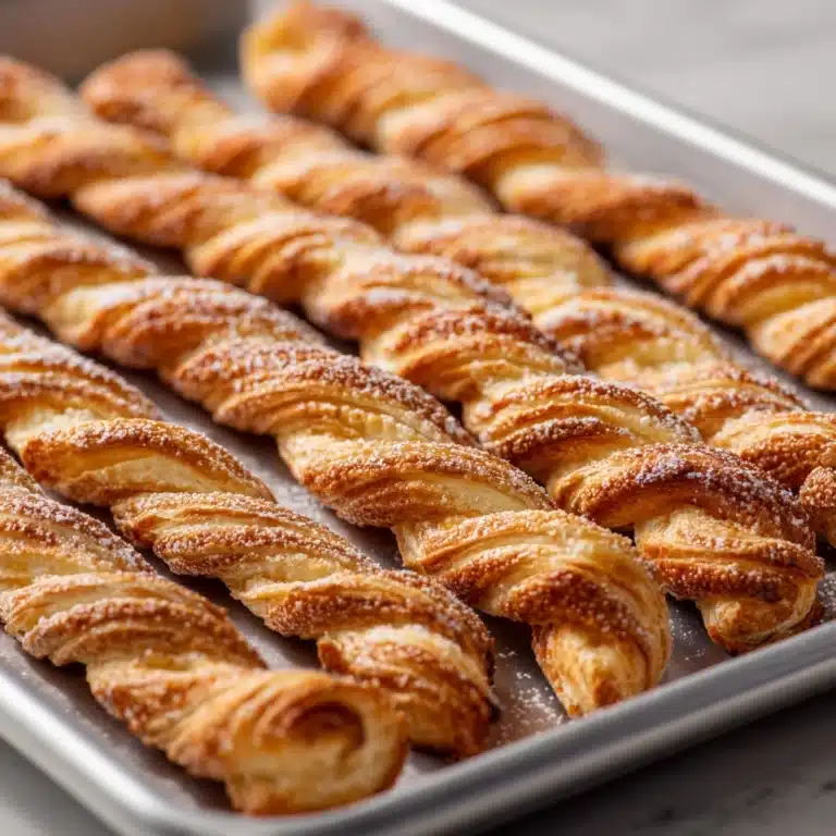 Cinnamon Cheesecake Puff Pastry Twists Recipe