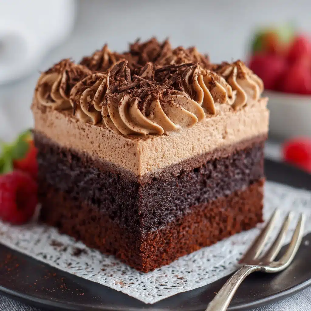Chocolate Mousse Cake Recipe - Recipe Image