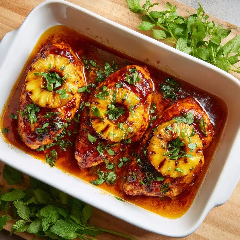 Baked Pineapple BBQ Chicken Breast Recipe