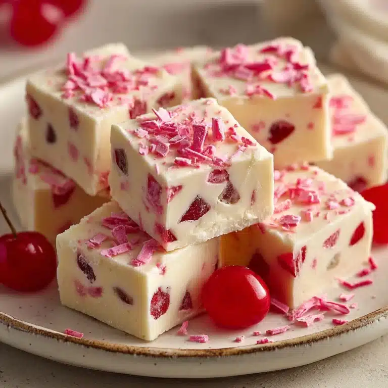 White Chocolate Cherry Fudge Recipe