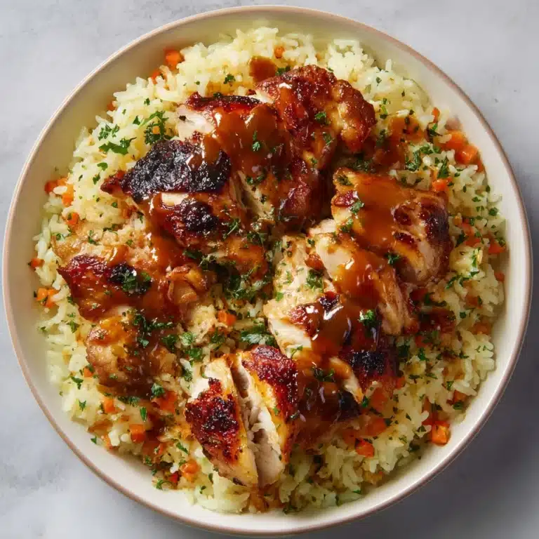 Smothered Chicken and Rice Recipe